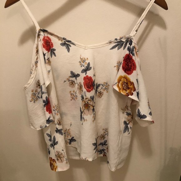 Floral Crop Top - Picture 1 of 3